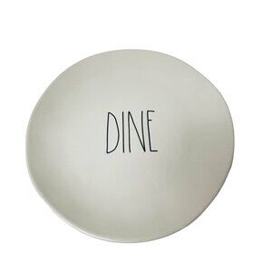 Rae Dunn Artisan Dine Plate Collection Ceramic 11" White